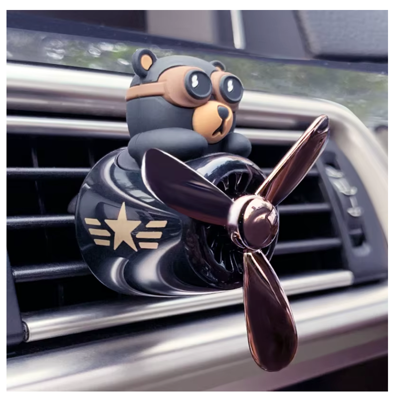 Pawy Pilot modelo Hiki beige - ambientador coche con hélices rotatorias
